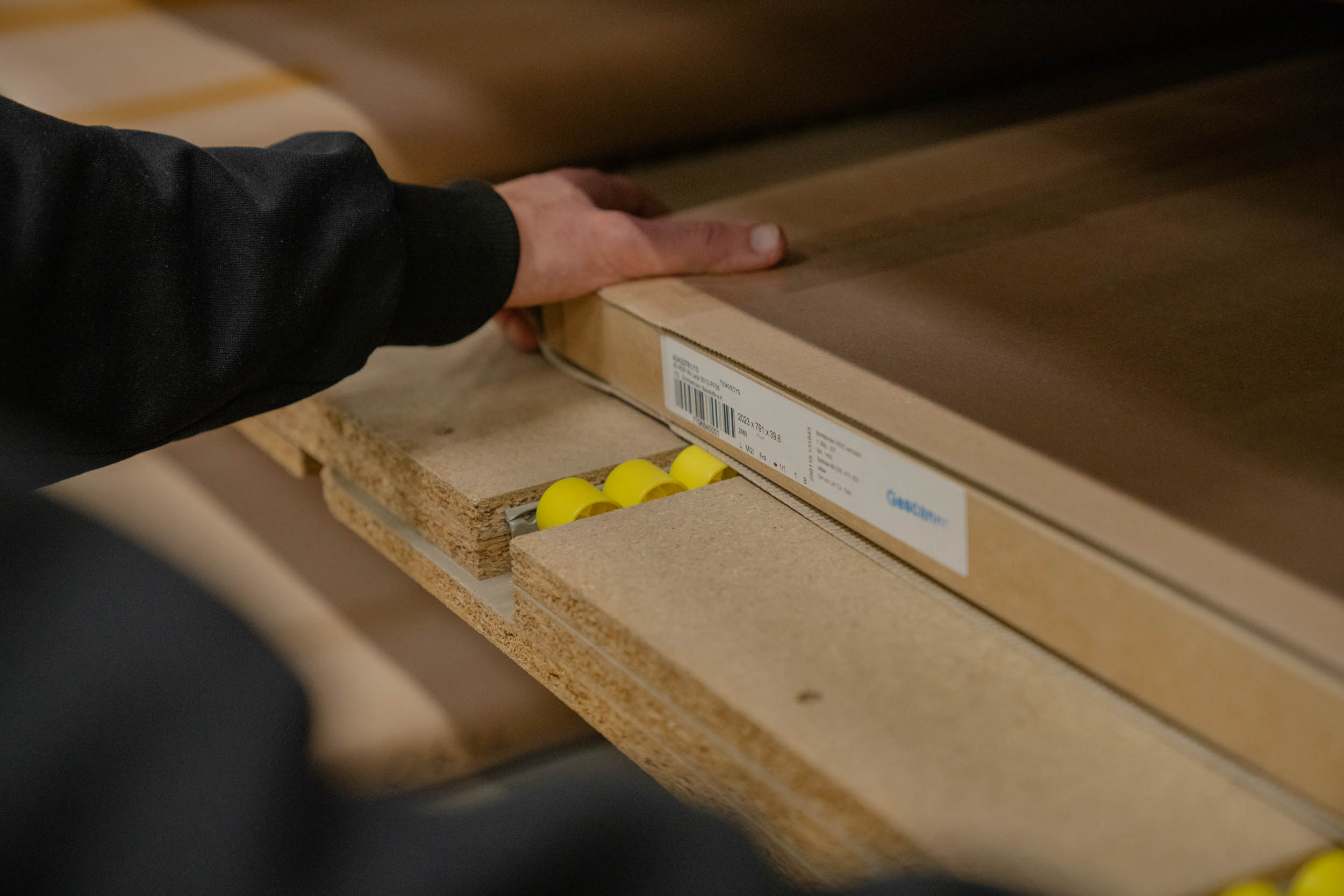 Industrial logistics in a WM GROUP warehouse