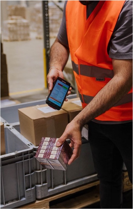 WM GROUP warehouse management system's user interface