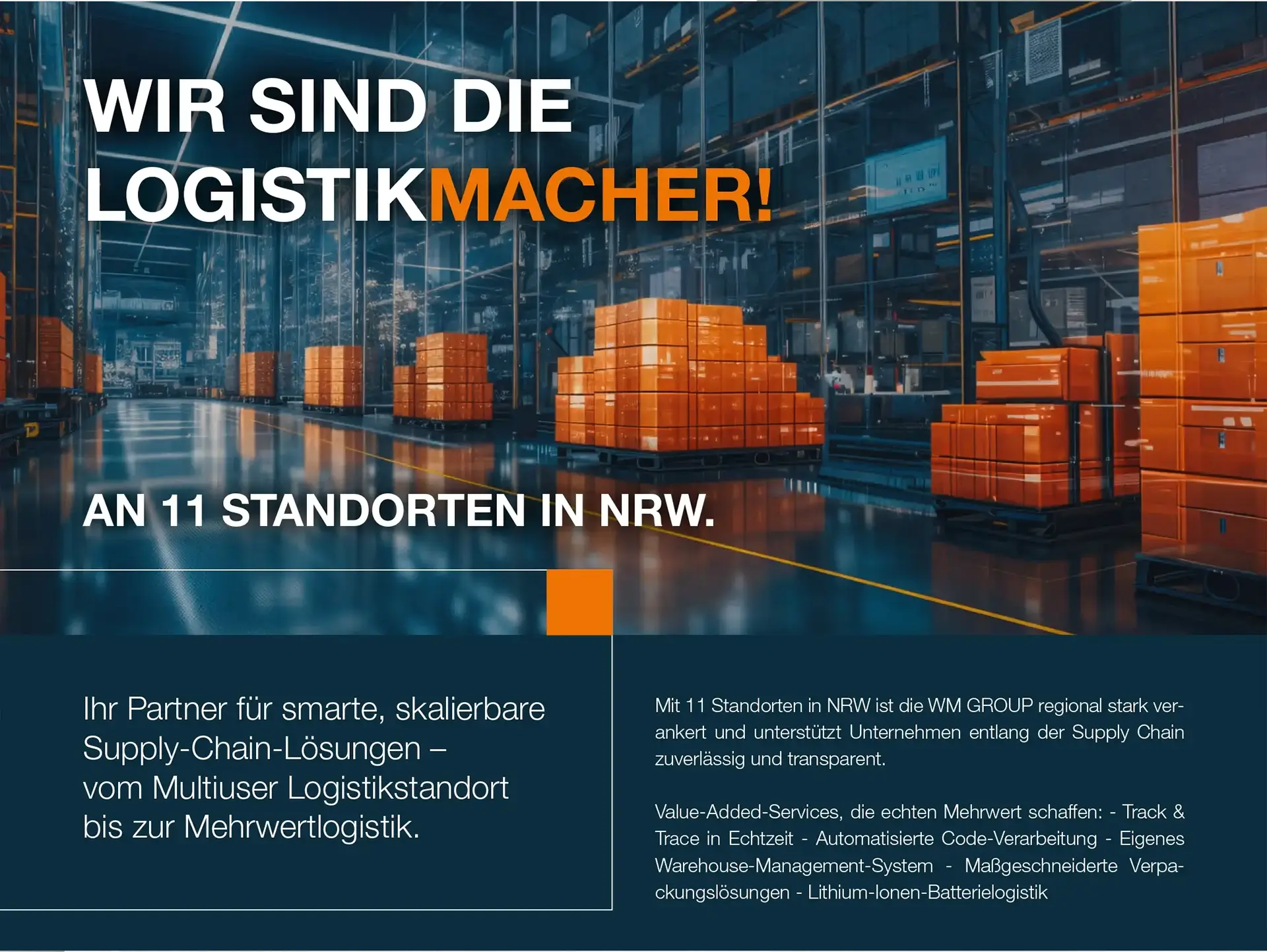Logistics expertise in focus – WM GROUP profile