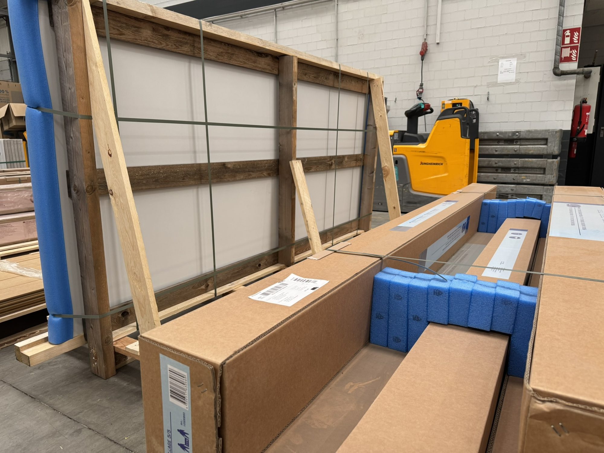 Picked and packed goods heading for dispatch at WM GROUP